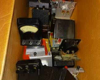 Box of vintage 1950s meters $10 each