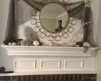 Mirror, net and shells