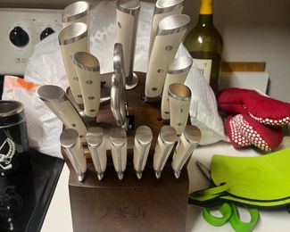 17 pc. Changshan knife set