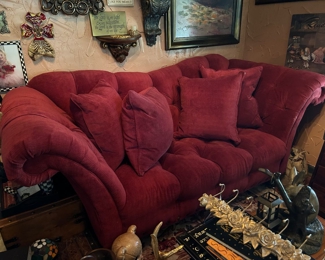 	#1	Sofa 79" L  W/4 Pillows 	 $150.00 				