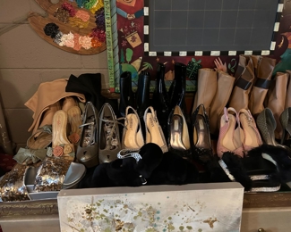 Lots of designer shoes!  Mostly new, or worn once or twice.  Size 8-8.5Lots of designer shoes!  Mostly new, or worn once or twice.  Size 8-8.5