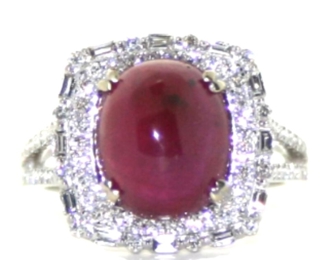 Ruby and Diamond Ring 18k gold