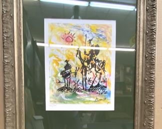 Picasso, numbered litho