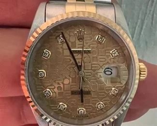 Gold and stainless Rolex