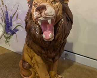 ceramic lion