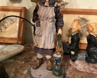 Angel of Dust Bunnies, ceramic