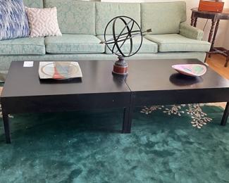 Beautiful end tables used as coffee table. 