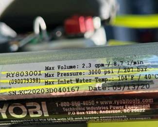 Honda motor power washer 