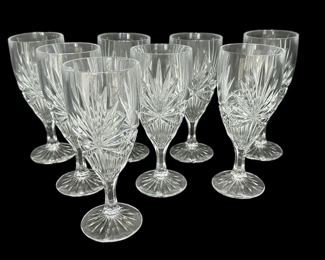 Cut Crystal Iced Tea Glasses