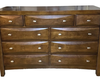 Dark NineDrawer Dresser