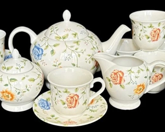 Queens Rose Chintz Tea Set