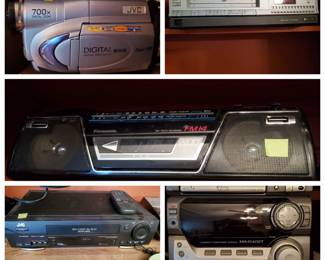 Several VCR's and DVD's
