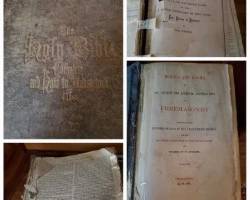 Several Old Bibles and Commentaries