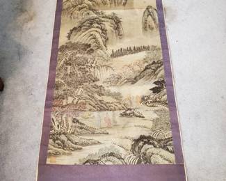 Vintage Oriental Scroll