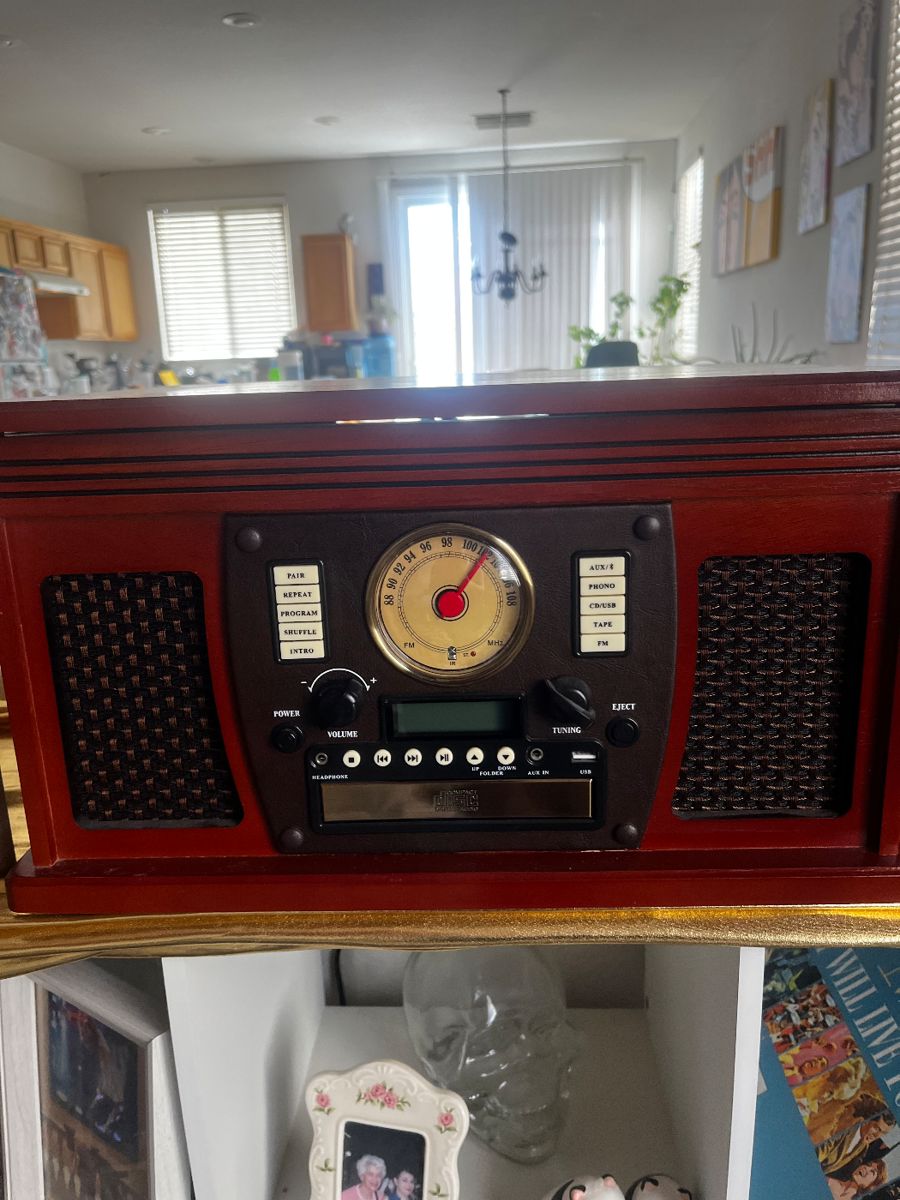 Bluetooth/Radio/CD/Record Player 