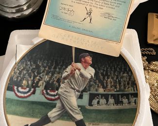 Babe Ruth The Called Shot collector plate