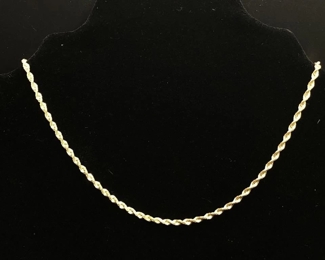 14k Gold Rope Chain