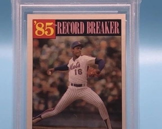 Graded Dwight Gooden Card