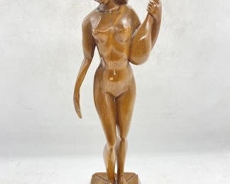 Vintage Craved wooden statue