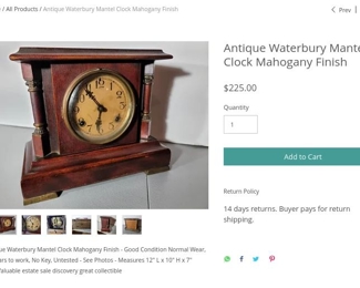 SHOP Items Visit Website  www.OhioSellEstate.com   Questions Call 440-597-3964  
