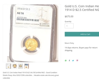 SHOP Items Visit Website  www.OhioSellEstate.com   Questions Call 440-597-3964  
