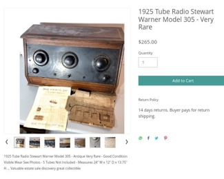 SHOP Items Visit Website  www.OhioSellEstate.com   Questions Call 440-597-3964  