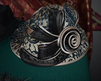 Gorgeous Hat Collection!!! Over 100!!! All worthy of the Best Places you can imagine to go!!! All hand made!!! All custom!!! All Beautiful!!! Many with matching Shoes, Purses, Scarves and More!!!
