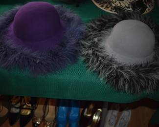 Gorgeous Hat Collection!!! Over 100!!! All worthy of the Best Places you can imagine to go!!! All hand made!!! All custom!!! All Beautiful!!! Many with matching Shoes, Purses, Scarves and More!!!