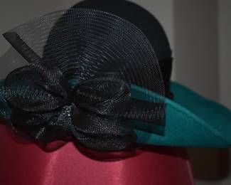 Gorgeous Hat Collection!!! Over 100!!! All worthy of the Best Places you can imagine to go!!! All hand made!!! All custom!!! All Beautiful!!! Many with matching Shoes, Purses, Scarves and More!!!