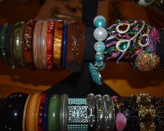 Absolutely Gorgeous Jewelry, selected to match the Fabulous Hats, Clothing, Shoes and Accessories that are a part of this Estate!