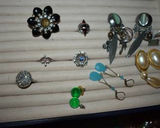 Absolutely Gorgeous Jewelry, selected to match the Fabulous Hats, Clothing, Shoes and Accessories that are a part of this Estate!