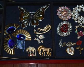 Absolutely Gorgeous Jewelry, selected to match the Fabulous Hats, Clothing, Shoes and Accessories that are a part of this Estate!