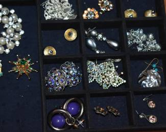 Absolutely Gorgeous Jewelry, selected to match the Fabulous Hats, Clothing, Shoes and Accessories that are a part of this Estate!