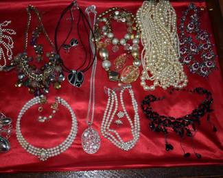 Absolutely Gorgeous Jewelry, selected to match the Fabulous Hats, Clothing, Shoes and Accessories that are a part of this Estate!