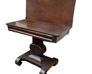 Lot 014
1860 Empire Flip Top Gaming/Card Table