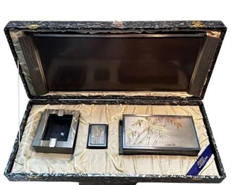 Lot 072 1 Bid(s)
Vintage Smoking Tobacco Set from Wako at Ginza Tokyo Japan