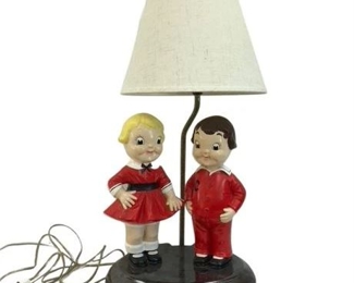 Lot 097 0 Bid(s)
Vintage Campbells Kids Table Lamp