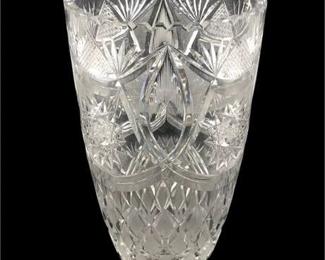 Lot 161 1 Bid(s)
Glass Saw Tooth Crystal Vase