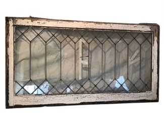 Lot 168 6 Bid(s)
Antique Leaded Glass Window