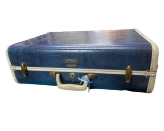 Lot 194 3 Bid(s)
1950s Samsonite Shwayder Blue Marble Carry On Luggage