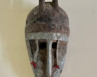 Metal tribal mask #1 of 2