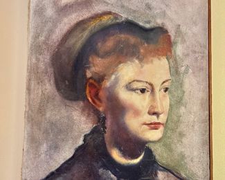 Portrait painting of a woman 