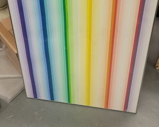 Original Mid Century  print (water stain)