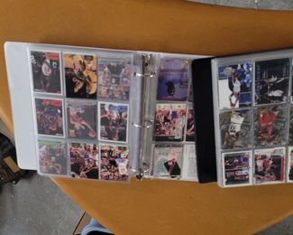 Book of basketball and sport cards