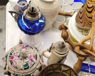 Miscellaneous glass and pottery
