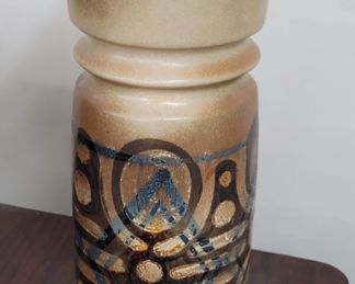 Israel large pottery vase mid-century 