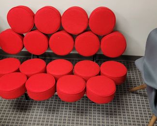 Herman Miller style marshmallow bench
Chrome back