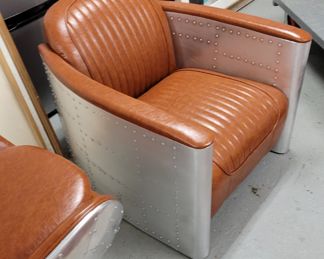 Riveted Aviator bullet chair 