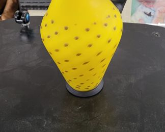 Contemporary art glass pitcher