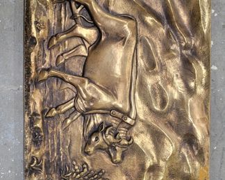 Turner 1930s style wall plaque 